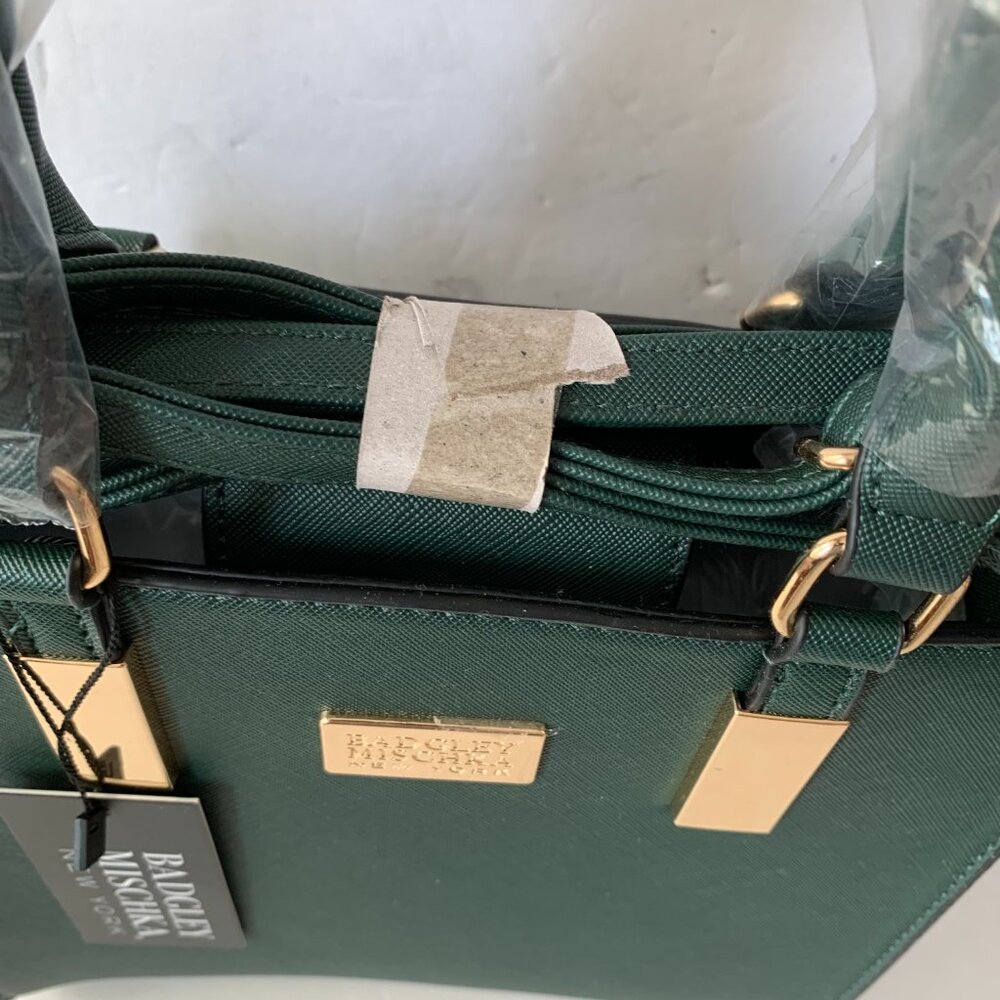 Badgley Mischka Green crossbody purse NWT - Picture 6 of 11